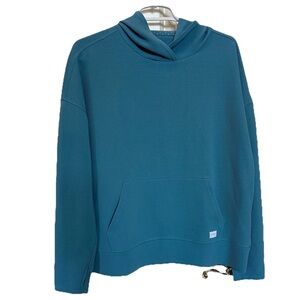 SOYBU Humble Teal Hoodie Textured Thumbholes-Women’s S-Yoga Granola Gorpcore
